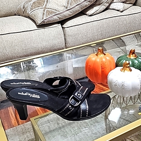 What's what by Aerosols Sandals Black size 8 - Picture 5 of 8